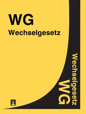 cover image of Wechselgesetz